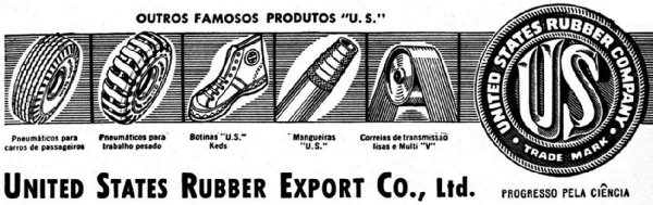 United States Rubber Company products for export, including high-top KEDS sneakers