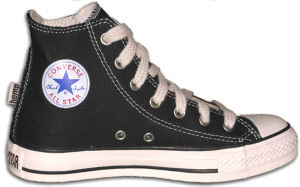 Converse "Chuck Taylor" All Star Hemp high-top sneaker in black