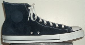 Converse "Chuck Taylor" All Star high-top sneaker in Navy Blue suede