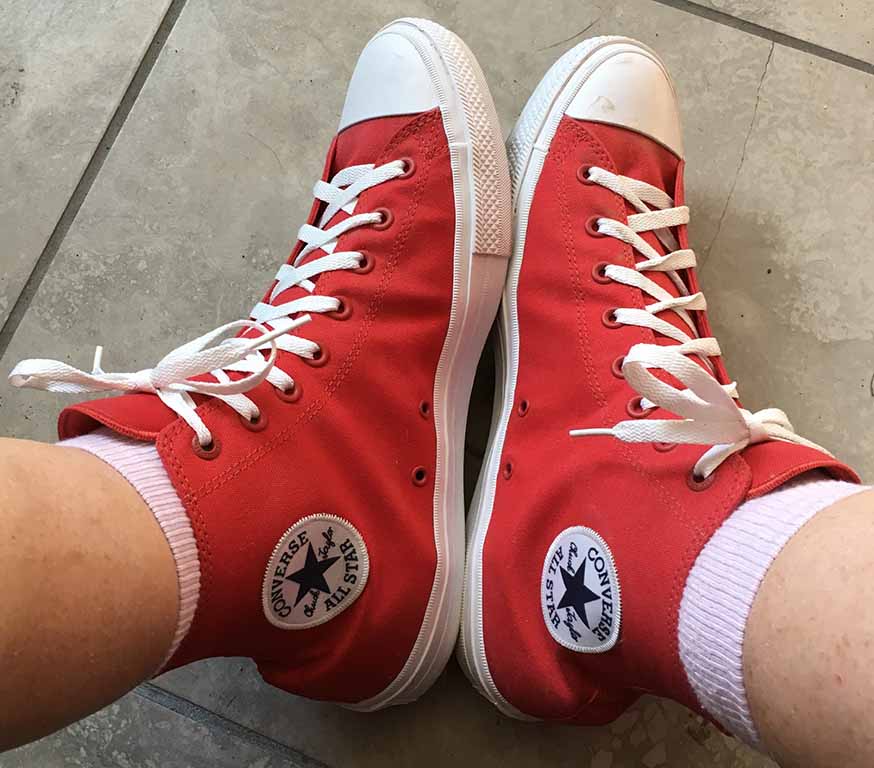 Red Converse CTAS II hightops