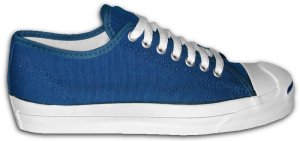 Blue Jack Purcell canvas sneaker