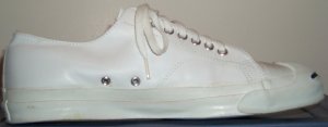 Jack Purcell sneaker in white glove leather