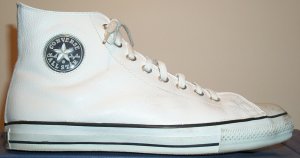 Converse "Chuck Taylor" All Star Jewel Leather white high-top sneaker
