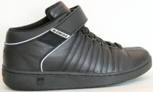 K-Swiss "Classic Luxury Edition" mid-top sneaker (nearly all black)