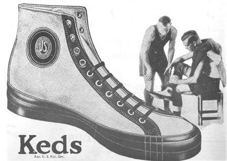 1922 Keds "Comet" high-top basketball shoe