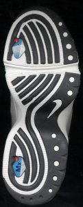 Sole of Nike Air Rampant women's aerobic shoe