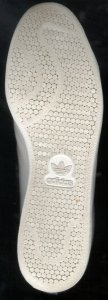 Sole of the adidas Stan Smith tennis sneaker