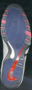 Nike Air Super CB basketball shoe sole pattern