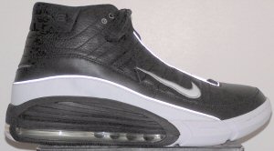 Nike "Air Team Super Max" in black with white trim... Zoom Air and Max Air combined