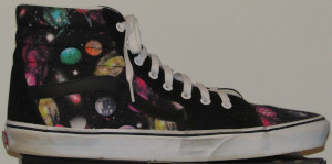 Vans Customs SK8-HI sneaker: Outer Space pattern
