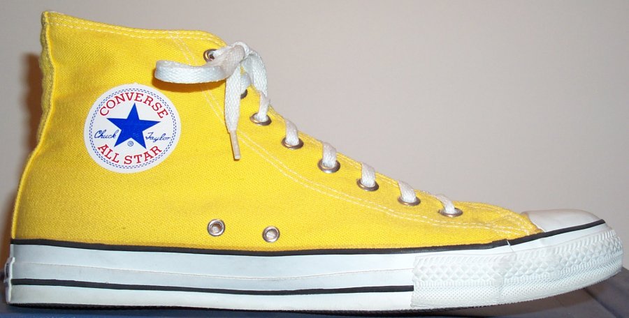 sunshine yellow converse