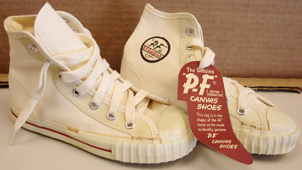 Various Sneakers with the PF Flyers Name