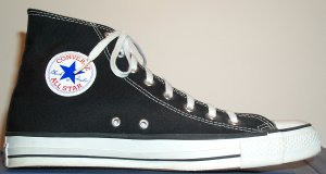 Converse "Chuck Taylor" black high-top