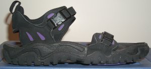 Nike Air Deschütz Pro 2 sport sandal: black and purple