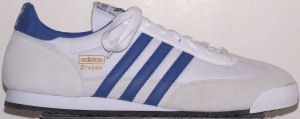 adidas Dragon sneaker - white with blue stripes