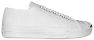 White Jack Purcell canvas sneaker