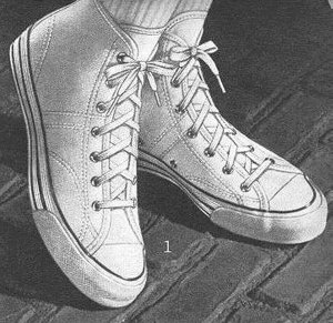 Sears JEEPERS: white high-tops from 1965
