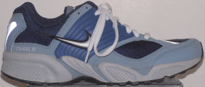 Nike Air Pegasus 2000 iD in blue with silver SWOOSH