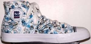 PRO-Keds "Royal Canvas" high-top shoe: Derrick Hodgson pattern