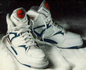 Original Reebok Pump high-top basketball sneakers