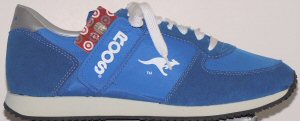 KangaROOS "Combat Jogger" in blue... with the pocket loaded and ready to shop for sneakers!
