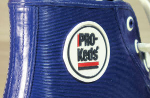 PRO-Keds "Royal Storm" (water-resistant high top) in blue: inside view