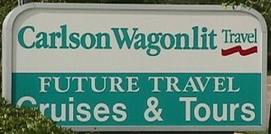 Sign for Carlson Wagonlit Travel