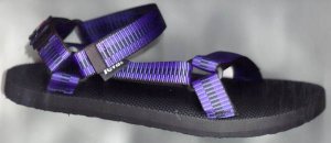 Teva All Terrain sport sandal in "PEPSI STUFF" color scheme