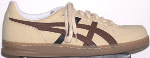 ASICS Top Seven sneaker - tan, brown, and black